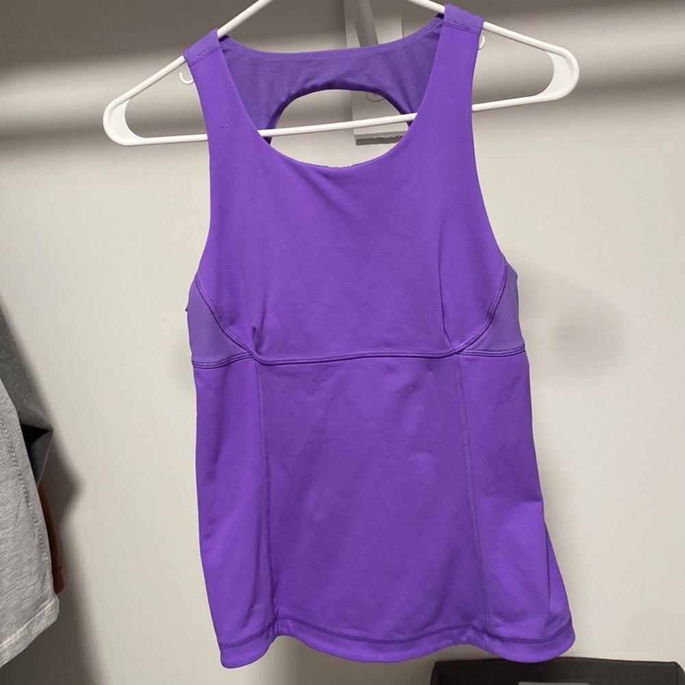 Purple Lululemon tank top